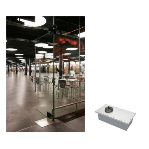 Quality 240kg heavy duty automatic  floor spring ,  LD240 Double tempered glazing spring door for villa wholesale