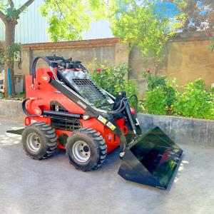 Cheap Free Shipping Operating Weight 380kg 23Hp 27HP Mini Tracked Skid Steer Loader for sale