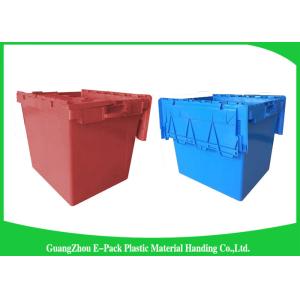 50kgs Security Moving Plastic Attached Lid Containers easy to clean