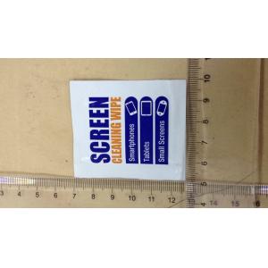 China Disposable single packed customized screen antibacterial cleaning wet wipes on sale