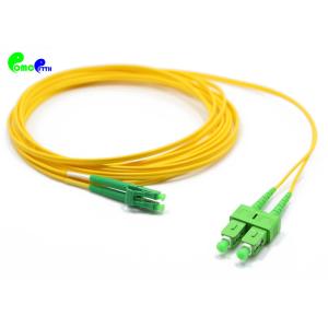 Optical Fiber Patch Cable SC APC - LC APC OS2 9 / 125um G652D Duplex 2.0mm LSZH