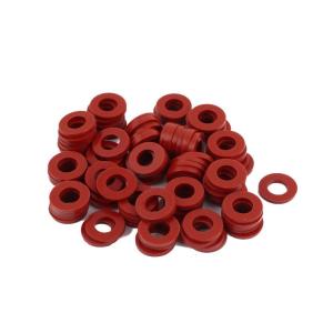 Red Silicone Rubber Seal Ring Food Grade Weathering Processing For Glass Washer