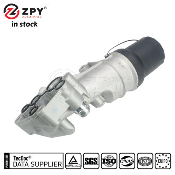 ZPY Oil Filter Adapter Housing for VW Audi 2.5L Engine 07K115397D