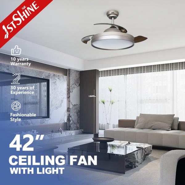 Quality 42" 3 Plastic Blades Retractable Ceiling Fan With Remote Control wholesale