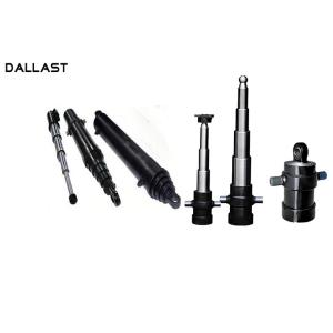China Single Acting Telescopic Hydraulic Cylinder for Side Dumper , Electric Telescopic Cylinder on sale