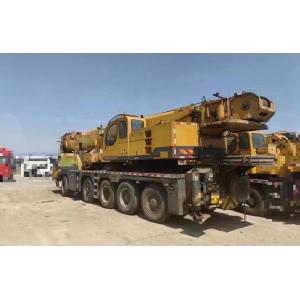 QY130k Yellow All-Terrain 90ton Truck Crane Construction Machinery Used Mobile