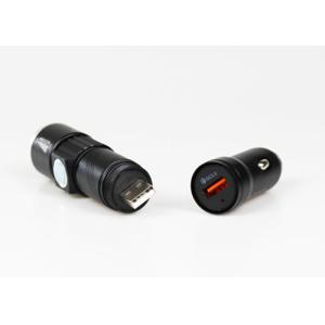 Zoomable Rechargeable LED Flashlight Magnetic Pocket Flashlight Usb Charge Torch