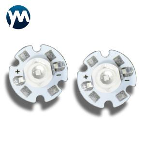 UV LED SMD 3W Imitation Lumen SMD Module High Power UV LED Silicone Lens 365nm