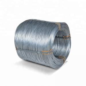 China 16 Gauge Galvanized Carbon Steel Wire 5.5mm SWRH 82B Free Cutting Steel Non-alloy on sale