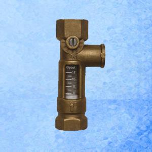 High Accurate Brass Mechanical Flow Meter Direct Reading For Balancing Valve