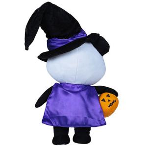 Panda Design Animated Plush Christmas Toys Lightweight With black Cap