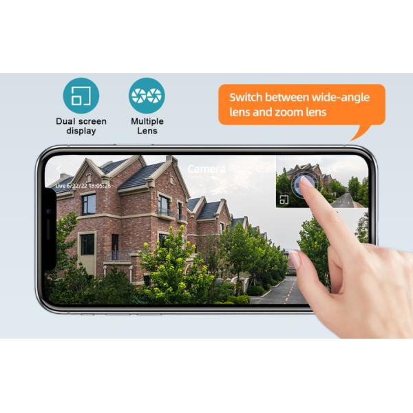 IP66 Weatherproof Wireless Surveillance Camera with Motion Detection and Tuya Network