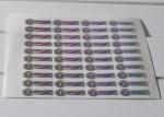 Color - Changing Silver Security Hologram Sticker With Scratch Off Code