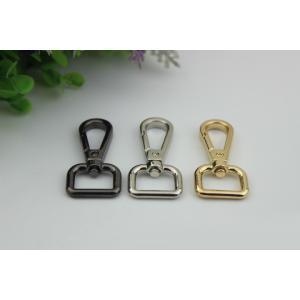 New products shiny gold square shape metal swivel bolt snap hook 16 mm for