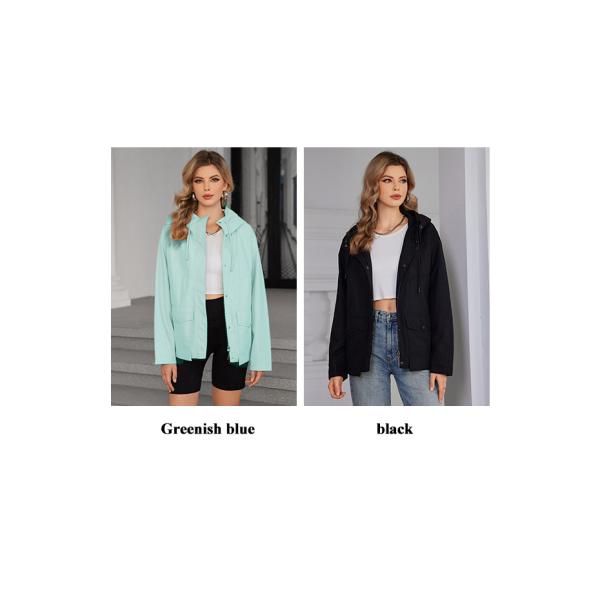 Moderate Style Ultra Thin Cotton Utility Jacket Women's Short Length