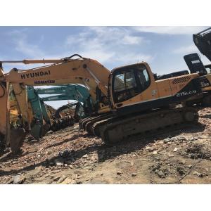 Cheap 21 Tonnage Hyundai R215LC-9 Second Hand Excavators With Water Coolant Engine &amp; A/C Cab for sale