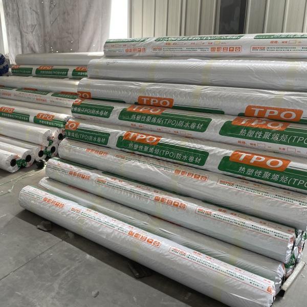 Quality Thermoplastic Polyolefin TPO Single Ply Roofing Membrane Waterproof Membrane wholesale