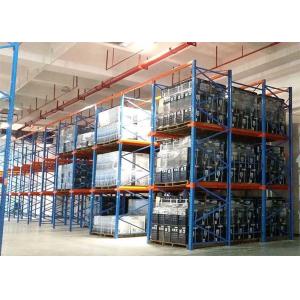 High Density Storage Rack Drive In Pallet Racking Corrosion Protection Depth