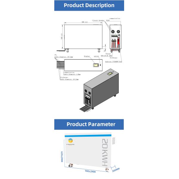 Pinsheng wholesale lifepo4 battery 200ah home energy storage battery 10kwh 20kwh for solar