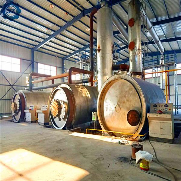 Quality PLC Control Fully Automatic Continuous Pyrolysis Plant To Get Fuel Oil From Tires wholesale