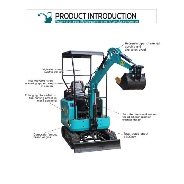 Mini Excavator New Diesel Engine Excavator Mini Excavator Backhoe Loader