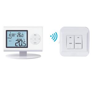 Cheap 5+2 Day Programmable Digital RF Thermostat With WiFi Module Built - In for sale