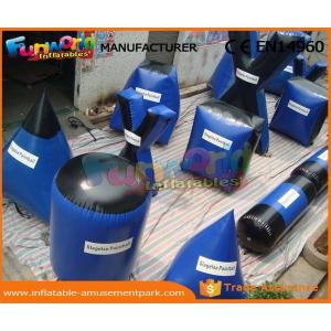 Cheap Large Inflatable Paintball Bunkers Field Equipment with CE / UL Blower for sale
