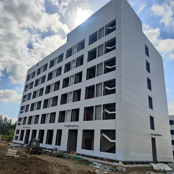 Custom Prefabricated Modern Prefab Metal Buildings Large Span Steel Structure