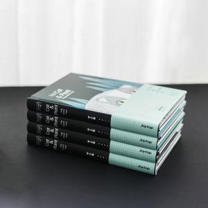 Personalized Custom A5 PU Leather Cover Dotted Notebook with Elastic Band and