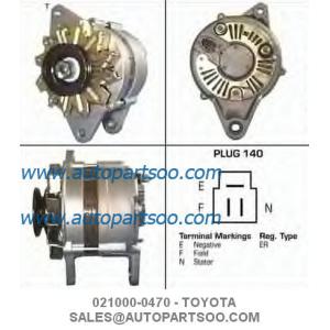100211-1341 100211-3500 - TOYOTA Alternator 12V 55A Alternadores TOYOTA TERCEL