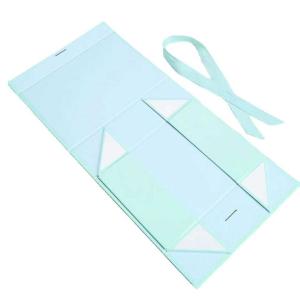 Biodegradable Folding Gift Box Embossed Foldable Packaging Box Corrugated