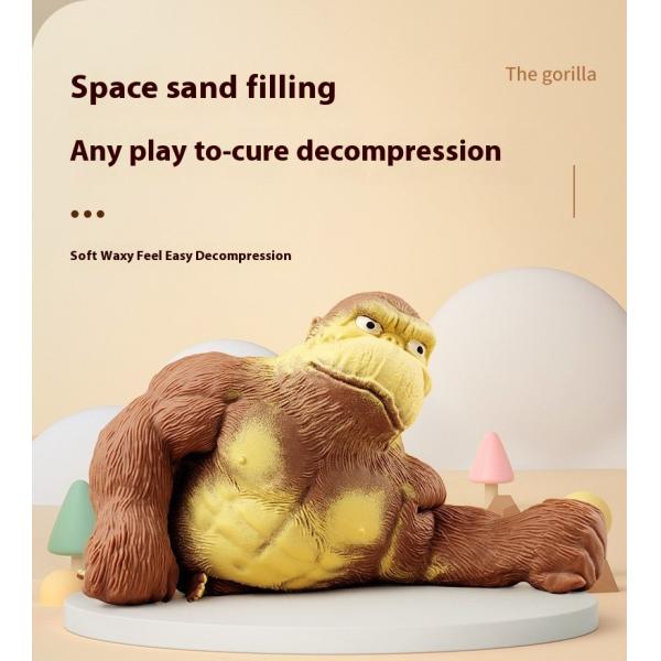 Children's Pinch Toy Gorilla Vent Pinch Slow Rebound Toy Decompression Sand Molding Soft Glue