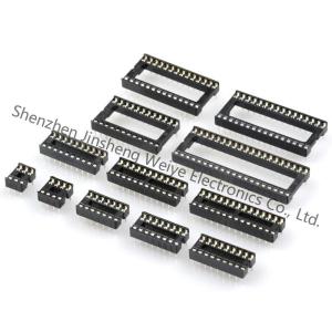 Cheap DIP IC and device socket Switch DIP OFF ON SPST 8 Piano 0.1A 24VDC PC Pins 2.54mm Thru-Hole Box/Tube for sale