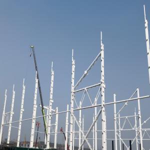 Cheap Q235B Q355B A36 S275 Steel Building Solutions for Workshop Warehouse Plant Structure Fabrication for sale