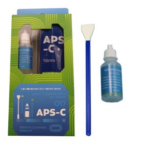 2 in 1 Portable 16mm Microfiber Sensor Swab Cleaning Kit Camera Cleaner DSLR Camera Cleaning Kit with Liquid