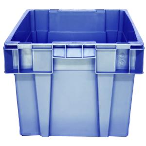 45L PP Nesting Stackable Plastic Fish Crate Heavy Duty Plastic Crates