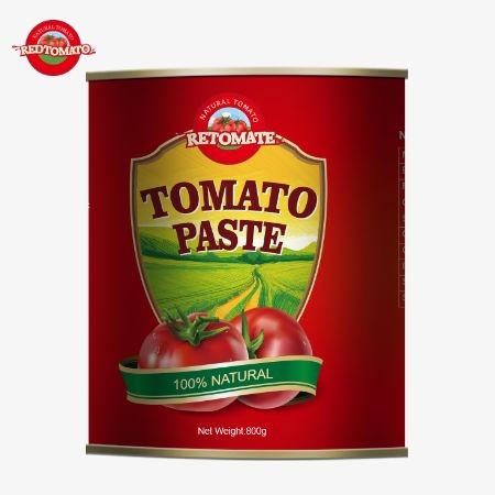 Our 800g Canned Tomato Paste Conforms Rigorously To A Comprehensive Range Of