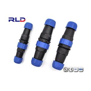 2 3 4 5 6 7 9 Pin Waterproof Plastic Plug , SP13 Multi Plug Connector 250V AC