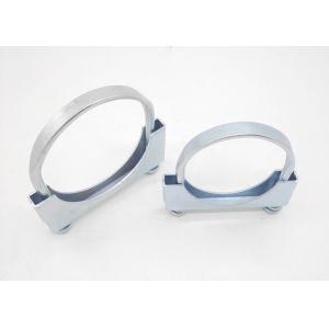 Galvanized Saddle Clamp U-Bolt Steel Exhaust Clamp For Pipe Size 2