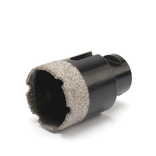 M14 6-125mmm Vacuum brazed diamond hole saw core drill bit for marble porcelain dry drilling