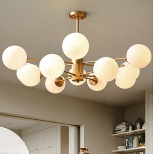 Glass Bubbles molecular chandelier copper living room lamp home restaurant