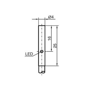 Pepperl+Fuchs NBB0.8-4M25-E0 M25 Proximity Sensor 0.8m Range IP67 IO-Link Rugged