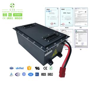 China Rechargeable Ion Lifepo4 Lithium Battery 48v 72v 60ah 80ah For Electric Forklift Golf Cart on sale