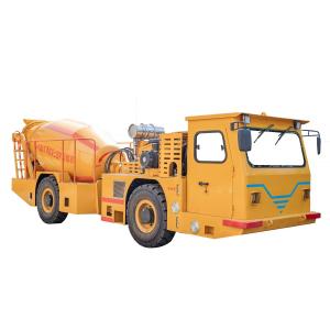 China Articulated Body Structure Underground Concrete Mixer 1400mm Feeding Height on sale