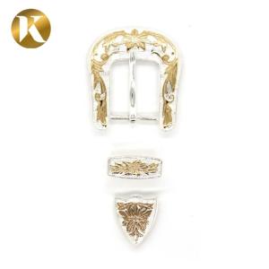 Wenzhou KML New Design Popular Classic Vintage Shiny Zinc Alloy 2 Color Pin Belt Buckle