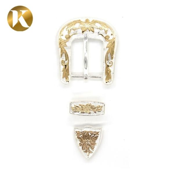 Quality Wenzhou KML New Design Popular Classic Vintage Shiny Zinc Alloy 2 Color Pin Belt Buckle wholesale