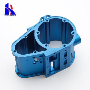Blue Drilling CNC Machining Parts Plating Surface Treatment ISO9001