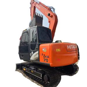 Cheap 7ton Hitachi ZX70 Excavator Made in Japan Hyperkinesis and Low Working Hours 0-2000 for sale