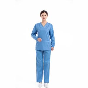 Custom Nursing Scrub Jogger Hospital Sets Reusable Stretchy Beautician Scrubs