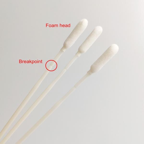 Sterile Foam Tipped Swabs with Breakpoint – Independent Packages, for Clinical,